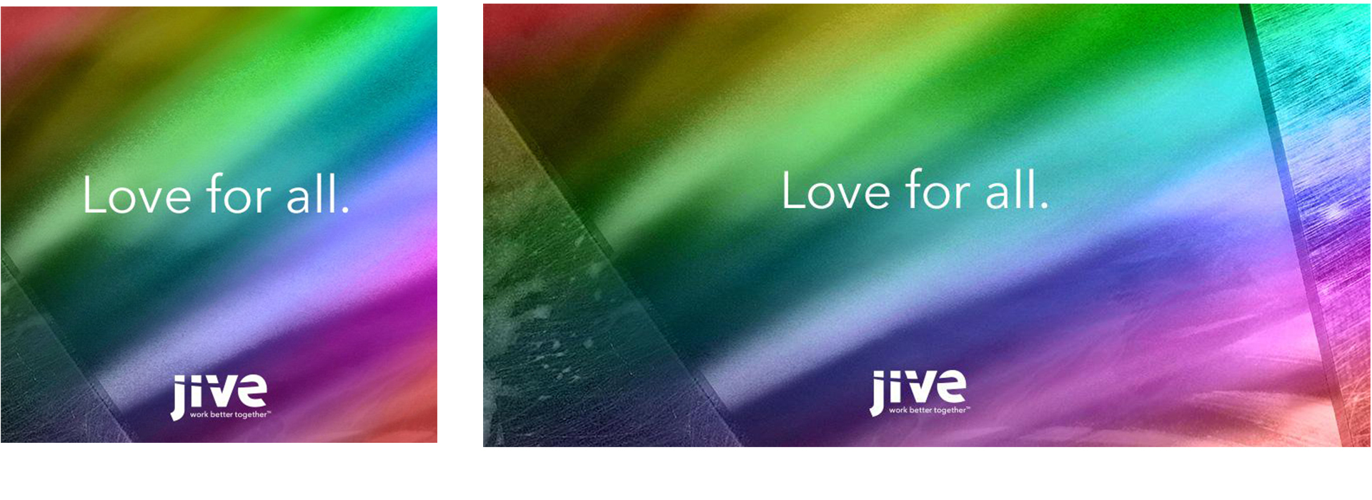 love for all social media graphic